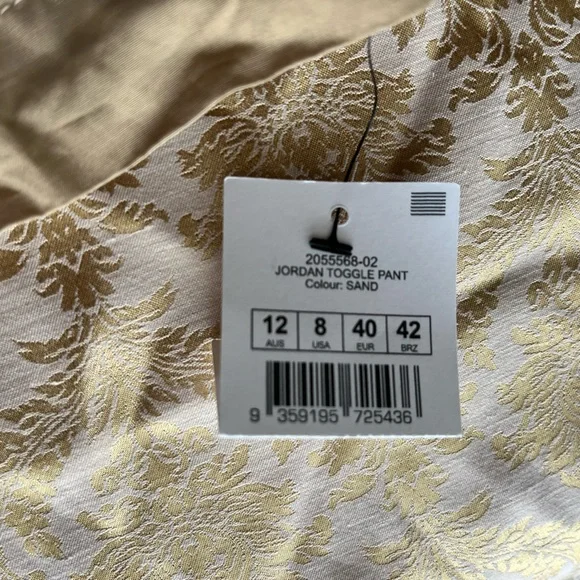 NWT Size 8 Cotton On Drawstring Pants in the Color Sand - Picture 5 of 9